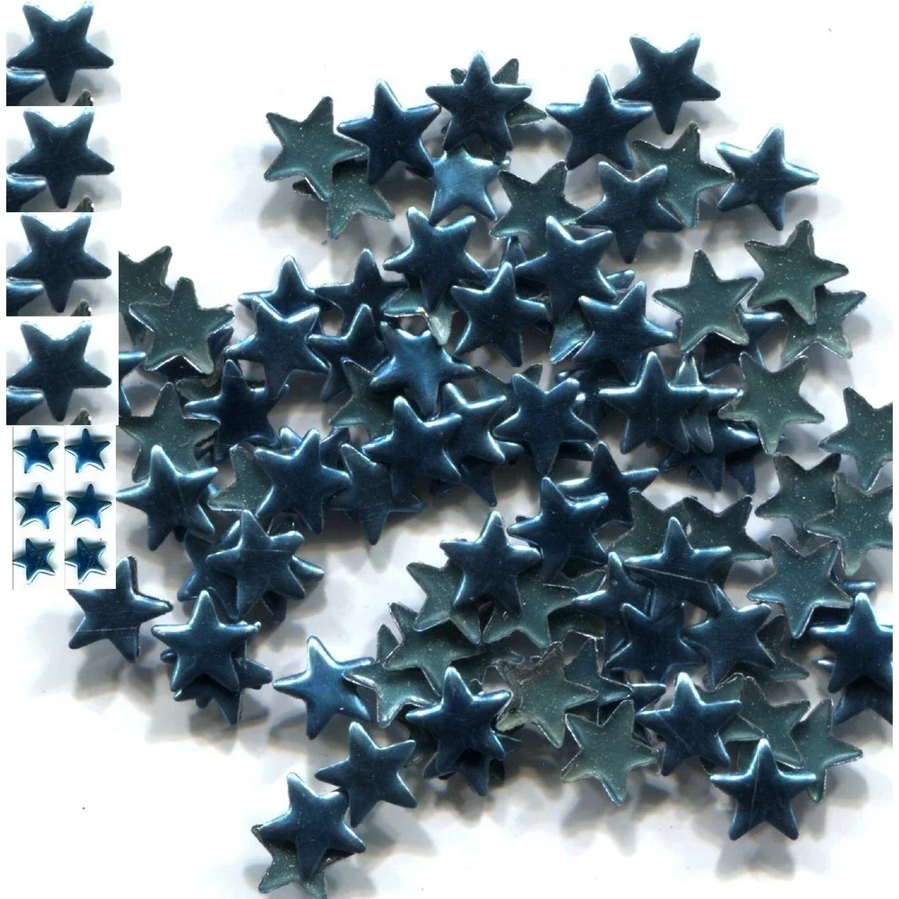 STARS Smooth Rhinestuds 6mm Hot Fix PEACOCK iron on 2 Gross 288 Pieces